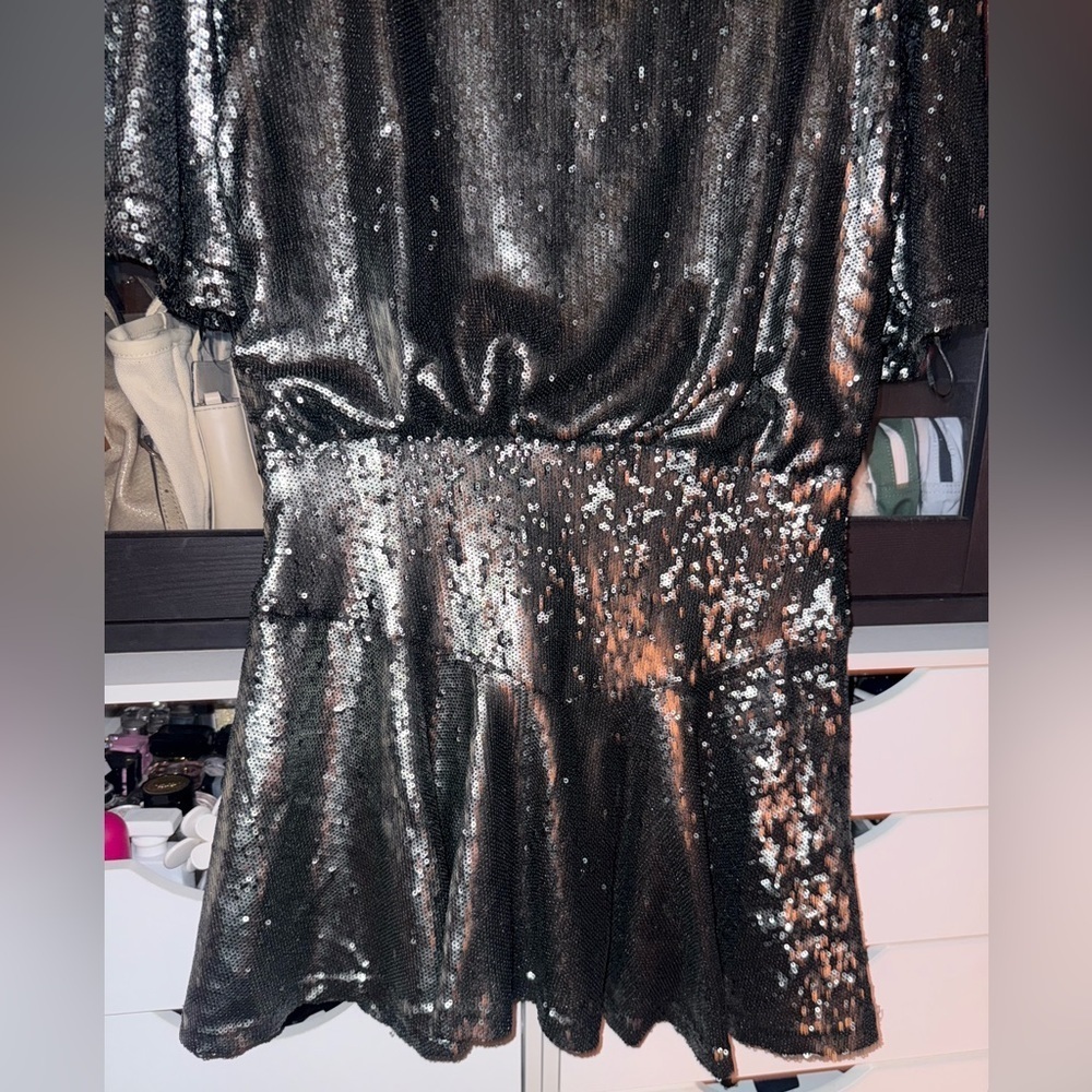 FREE PEOPLE Manuka Sequin Mini Dress - Picture 10 of 11